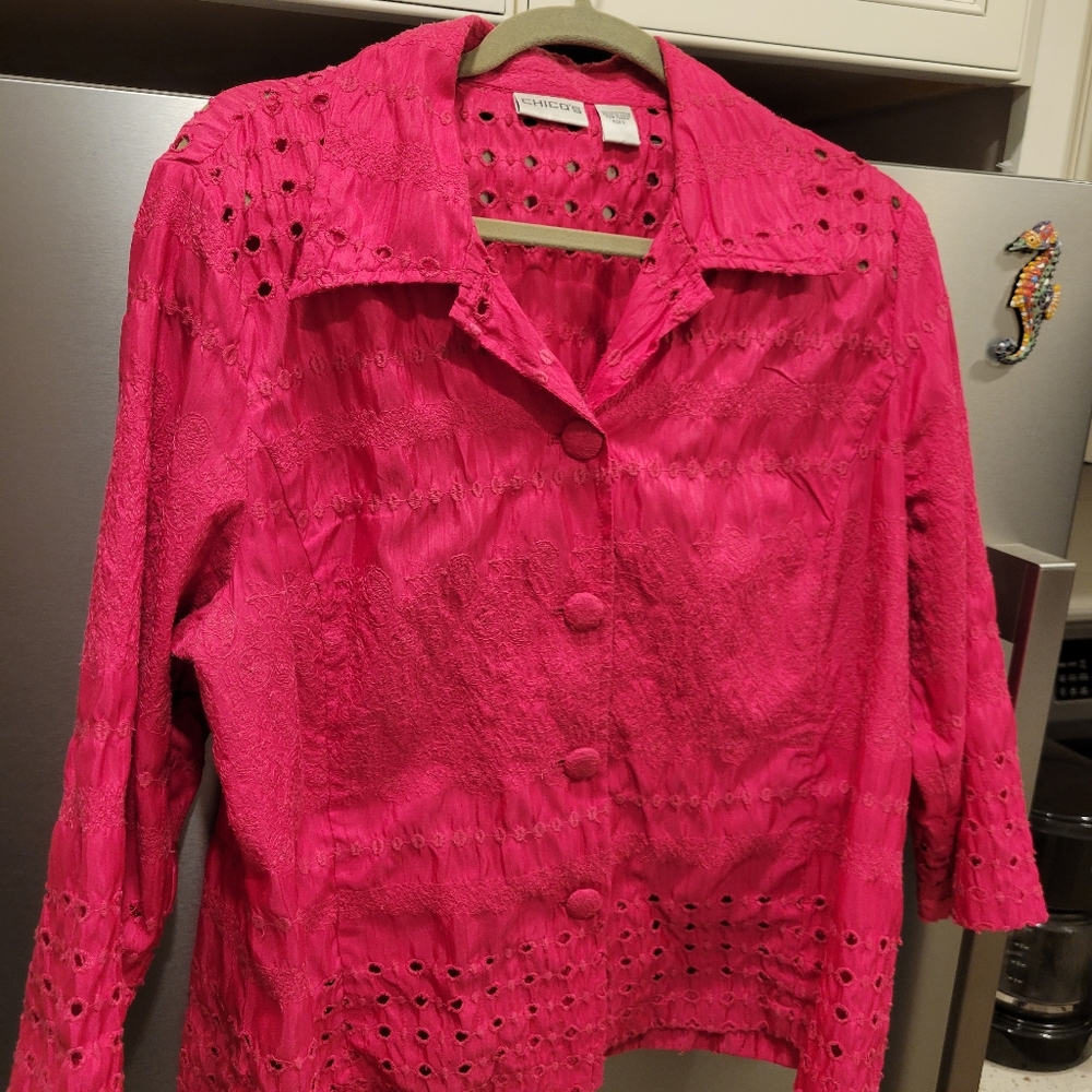 Chico's size 3 light weight jacket